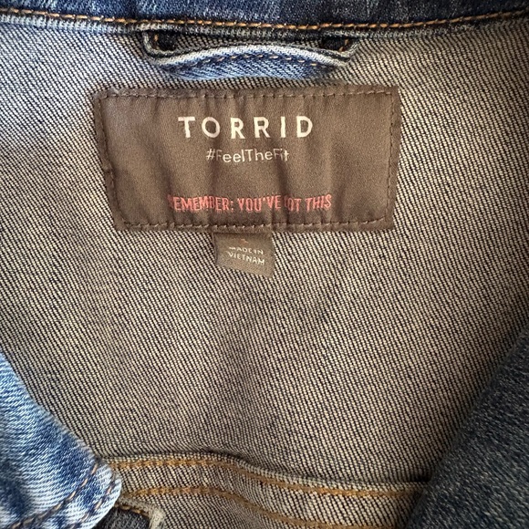 Torrid Blue Denim Vest - Picture 2 of 8